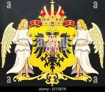 Holy Roman Empire Coat of Arms Stock Photo