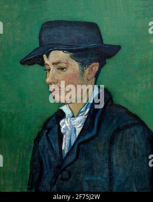 Portrait of Armand Roulin, by Vincent van Gogh, 1888, Boijmans van Beuningen Museum, Rotterdam, Netherlands, Europe Stock Photo