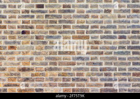 Brick wall background variety of bricks brick wall made with regular new house bricks High resolution high quality photo Stock Photo