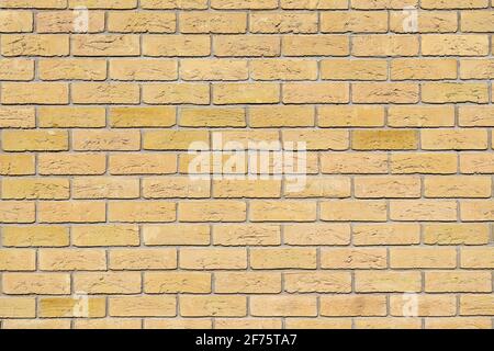 Brick wall background variety of bricks brick wall made with regular new house bricks High resolution high quality photo Stock Photo