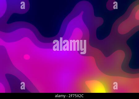 cute glossy colorful background of random contrast shapes, sweet style fashion night city concept - background design template Stock Photo