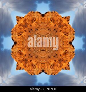 Kaleidoscope of rock Stock Photo