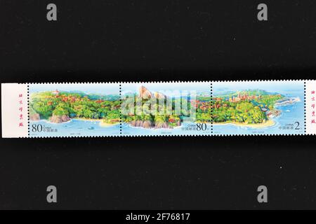 CHINA - CIRCA 2003: A stamps printed in China shows Gulangyu Island,  circa 2003. Stock Photo