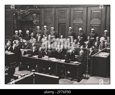 Hans Frank at Nuremberg trials Stock Photo - Alamy