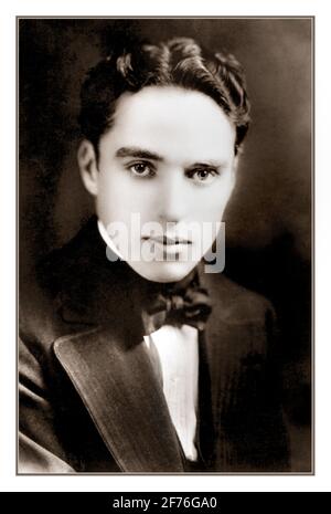 CHARLIE CHAPLIN PORTRAIT SOFT HOLLYWOOD STYLE Archive c1916  Charlie Chaplin renowned silent movies British film star comic actor and director. Sir Charles Spencer Chaplin KBE (16 April 1889 – 25 December 1977) an iconic English comic actor, filmmaker, and composer who rose to fame in the era of silent film Stock Photo