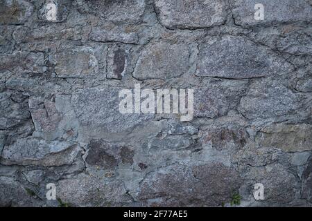 Texture of a stone wall from an old castle or church - background replacement Stock Photo