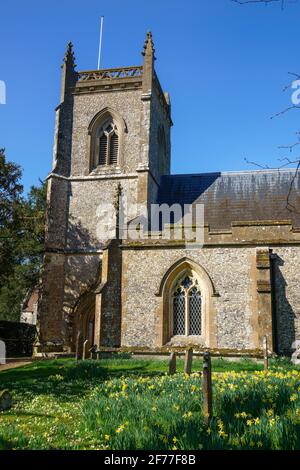 The 12th century church of St James' Dadlington, Leicestershire, UK ...