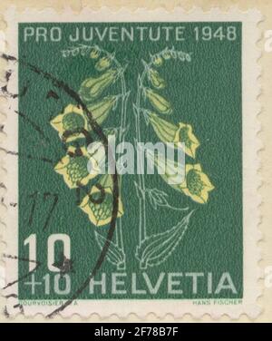 Stamp of Gösta Bodman's Philatelist Association, started in 1950.The stamp from Stock Photo
