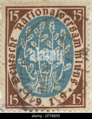 Stamp of Gösta Bodman's Philatelist Association, started in 1950.The stamp from Stock Photo