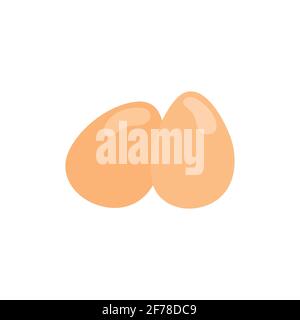 Egg icon on a white background. Vector illustration. Stock Vector