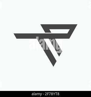 Creative Letter Voltage Text Symbol Logo Vector Design Illustration ...