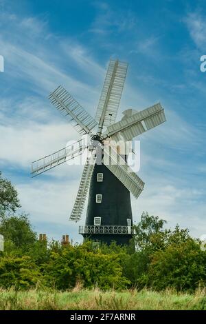 Sibsey Trader Mill, Sibsey, Lincolnshire, England Stock Photo