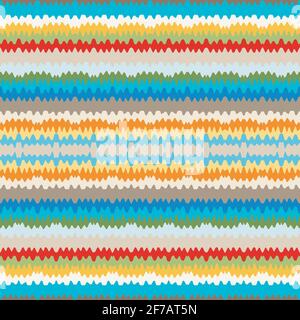 Abstract colorful wavy seamless background Stock Vector