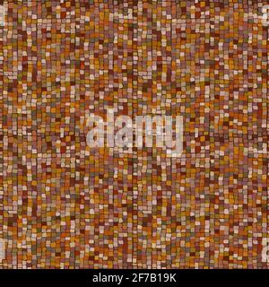 Earth tones ceramic mosaic seamless background Stock Vector