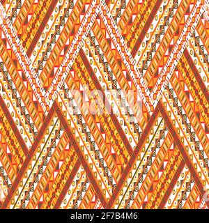 Doodle elements zig zag pattern Stock Vector