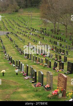 Bridgnorth cemetery, Bridgnorth, Shropshire, England, UK. Stock Photo