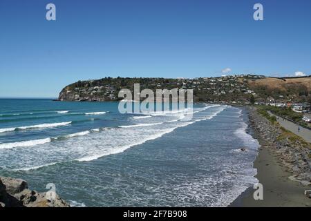 Sumner Beach, near Christchurch, New Zealand Stock Photo