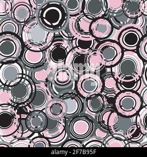 Abstract seamless pattern with circles Stock Vector