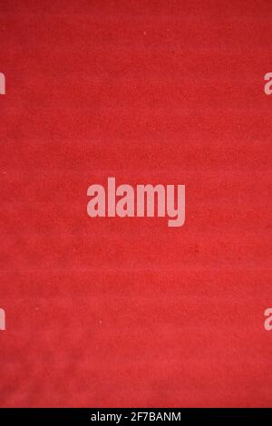 Red Corrugated Cardboard #1 Stock Photo