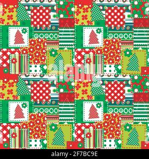 Wrapping paper for your Christmas. Seamless texture for Christmas packaging Stock Vector