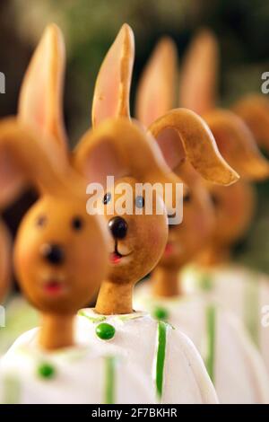 Easter bunnies Stock Photo