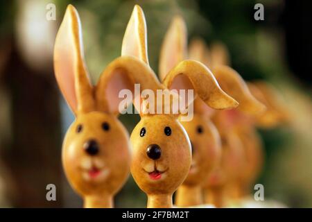 Easter bunnies Stock Photo