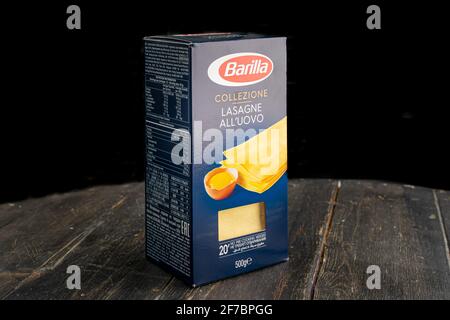 Pâtes lasagne All Uovo Barilla - 500g