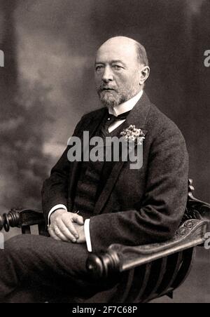 EMIL Von BEHRING (1854-1917) German Physiologist Stock Photo - Alamy