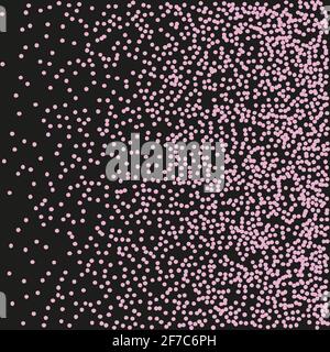 Vector abstracr background dotted texture pink and black Stock Vector