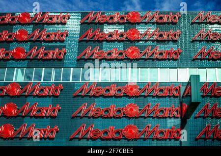 Media Markt Company Truck Amsterdam Netherlands Stock Photo 2307050063