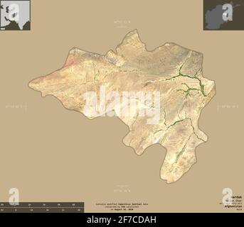 Wardak Map Wardak, province of Afghanistan. High resolution satellite map ...