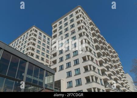 Neubauprojekt Highpark am Potsdamer Platz, Köthener Straße, Gabriele-Tergit-Promenade, Mitte, Berlin, Deutschland Stock Photo