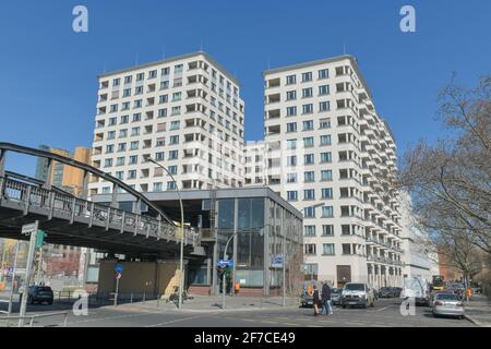 Neubauprojekt Highpark am Potsdamer Platz, Köthener Straße, Gabriele-Tergit-Promenade, Mitte, Berlin, Deutschland Stock Photo