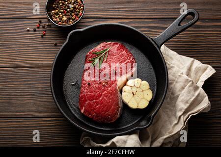 Raw Meat Cooking in Frying Pan on Stove Top Stock Photo - Image of burner,  kitchen: 59614622