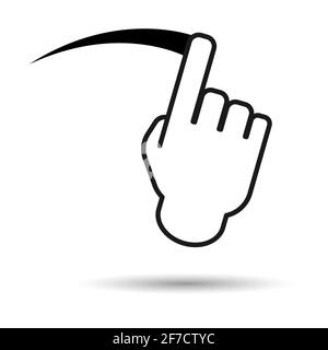 Screen swipe icon, symbol, modern design. vector illustration . Stock Vector