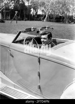 CLARK GABLE 1936 Candid Portrait with his 1935 Duesenberg Model J 9 ...