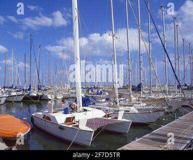 Tel Aviv Marina, Tomer Square, Tel Aviv (Tel Aviv-Yafo), Gush Dan, Israel Stock Photo