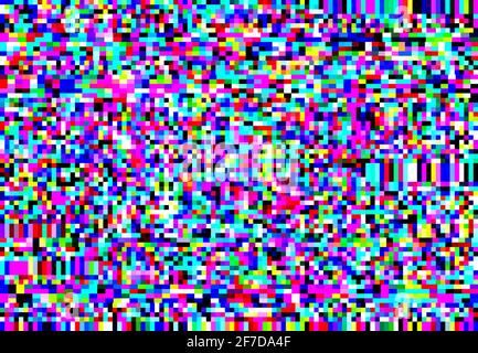 Abstract background, glitch vector effect Stock Vector