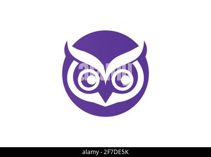 Owl Logo Design and icon concept. Logo available in vector. Stock Vector
