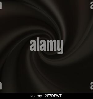 Black abstract waves, dark vortex Stock Vector