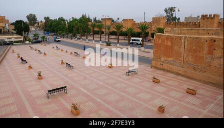 Taroudant is a city in Morocco, known as the 'Grandmother of Marrakech', because it looks like a smaller Marrakech with its surrounding ramparts Stock Photo