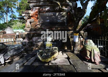 Shiva Lingam stones at Tirta Empul Temple in Bali, Indonesia. Stock Photo