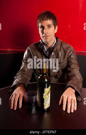 Portrait of singer Perry Farrell at club LAX on January 16, 2007 in Los Angeles, California. Stock Photo