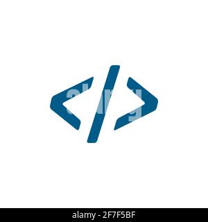 Code Blue Icon On White Background. Blue Flat Style Vector Illustration. Stock Vector