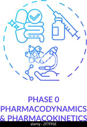 Pharmacodynamics and pharmacokinetics concept icon Stock Vector Image ...