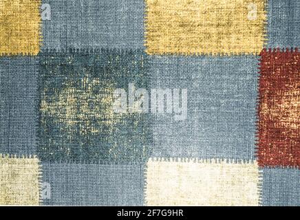Cotton Silk Blended Fabric Wallpaper Texture Background Stock Photo
