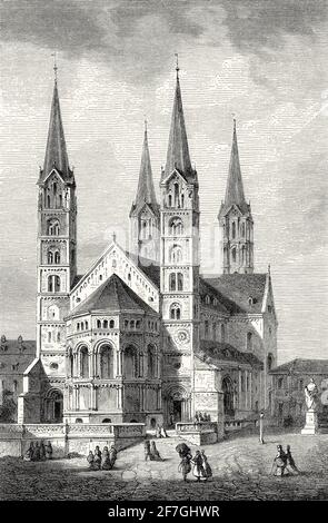 Bamberg Cathedral, Bamberger Dom St. Peter und St. Georg, Bamberg, Germany, 19th century