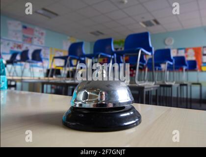Empty Classrooms Stock Photo