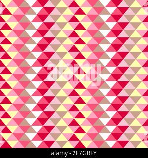 Pattern with multi-colored triangles. Stock Vector