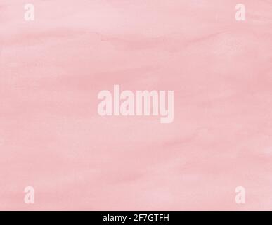 Watercolor texture. Fluid pink pastel color background. Paint stain artwork. Paintbrush abstract art on paper. Stock Photo